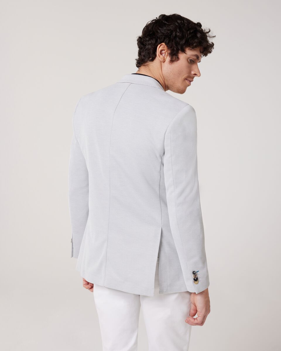 Slim Stretch Knitted Tailored Blazer